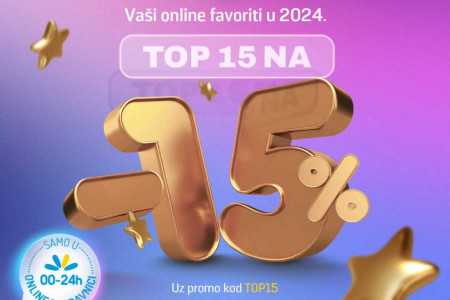 Uz promo kod TOP15, ostvarite -15% popusta na omiljene Lilly proizvode – čak i na već snižene!